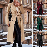 Romy Elegant Trench Coat with Belted