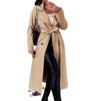 Romy Elegant Trench Coat with Belted