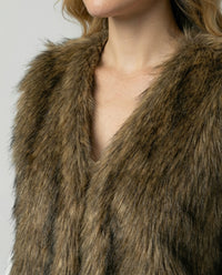 Romy Vest in Brown