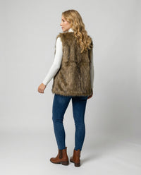 Romy Vest in Brown