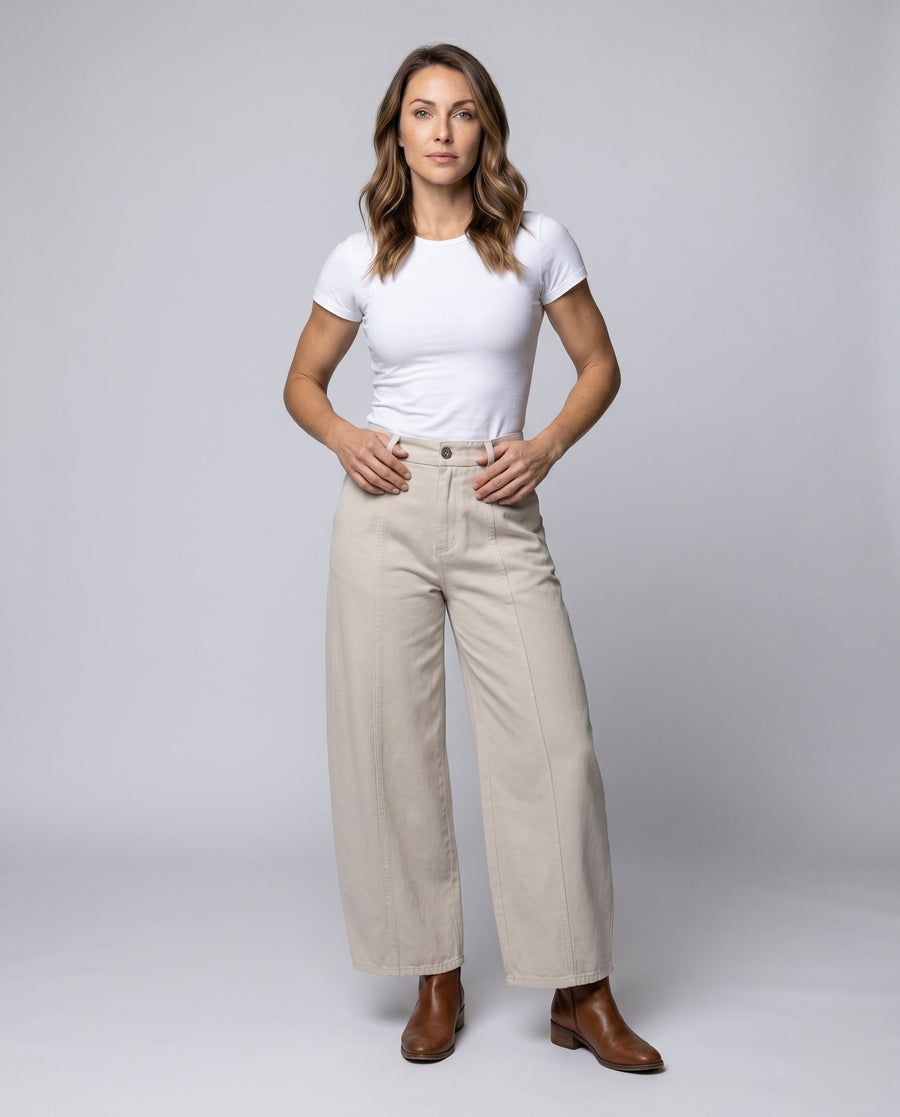 Rosa Elegant Linen Trousers