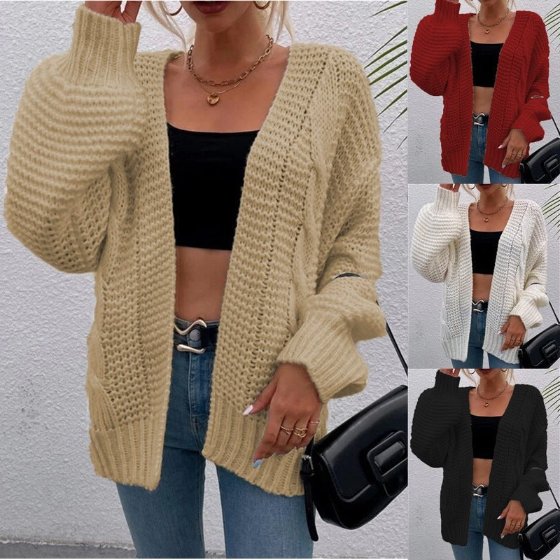 Rosalie Casual Knit Cardigan with Pockets