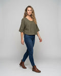 Rosalie Casual Linen Top
