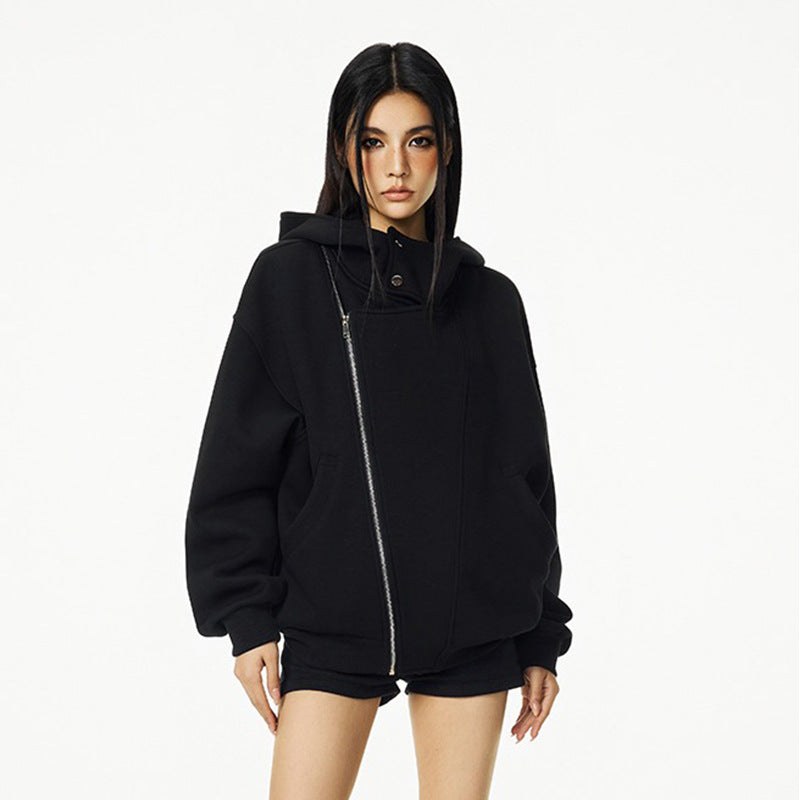 Rosalie Hoodie with Zip Front and Hood