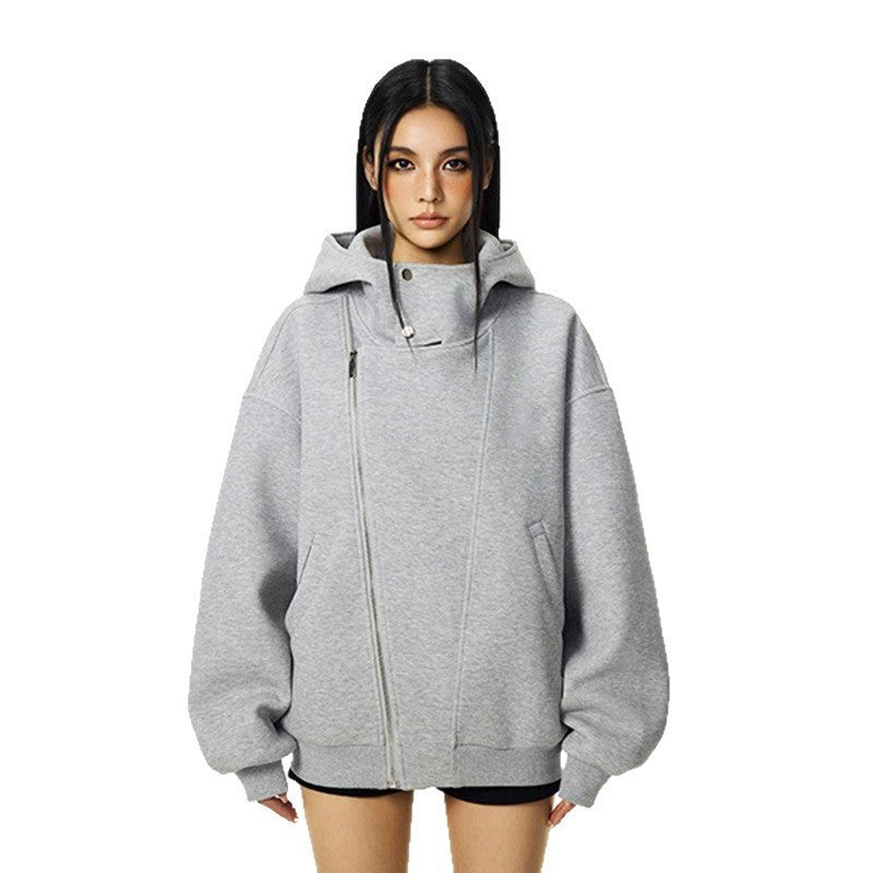 Rosalie Hoodie with Zip Front and Hood