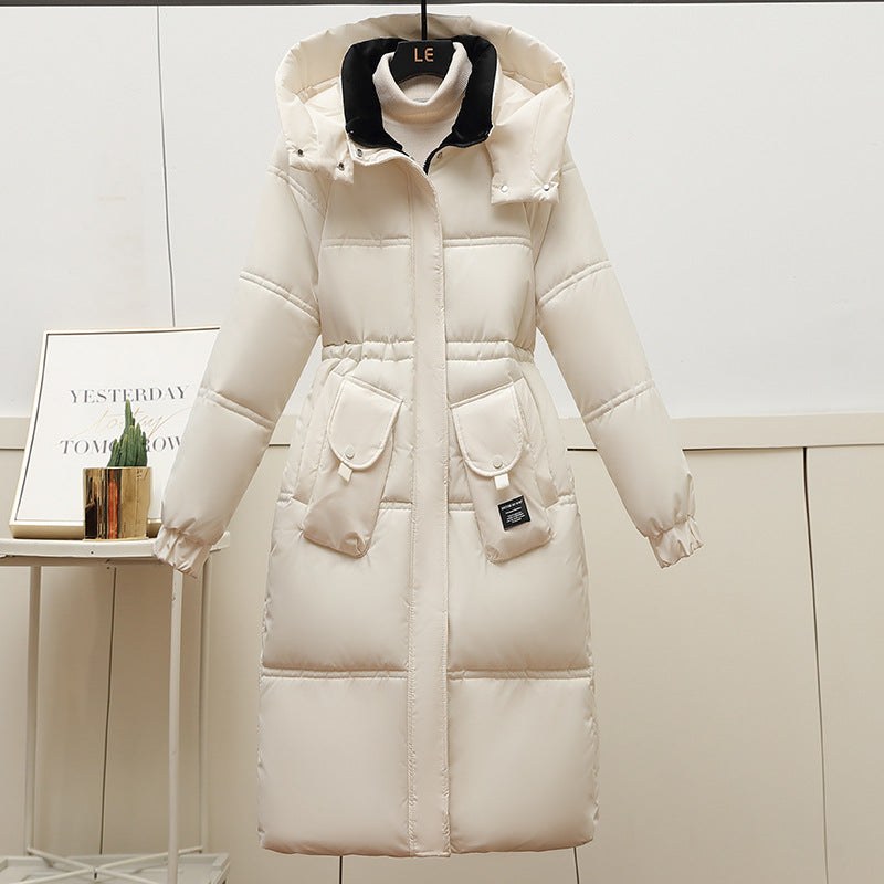 Rosalie Jacket with Pockets and Hood in Cream
