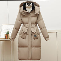 Rosalie Jacket with Pockets and Hood in Khaki
