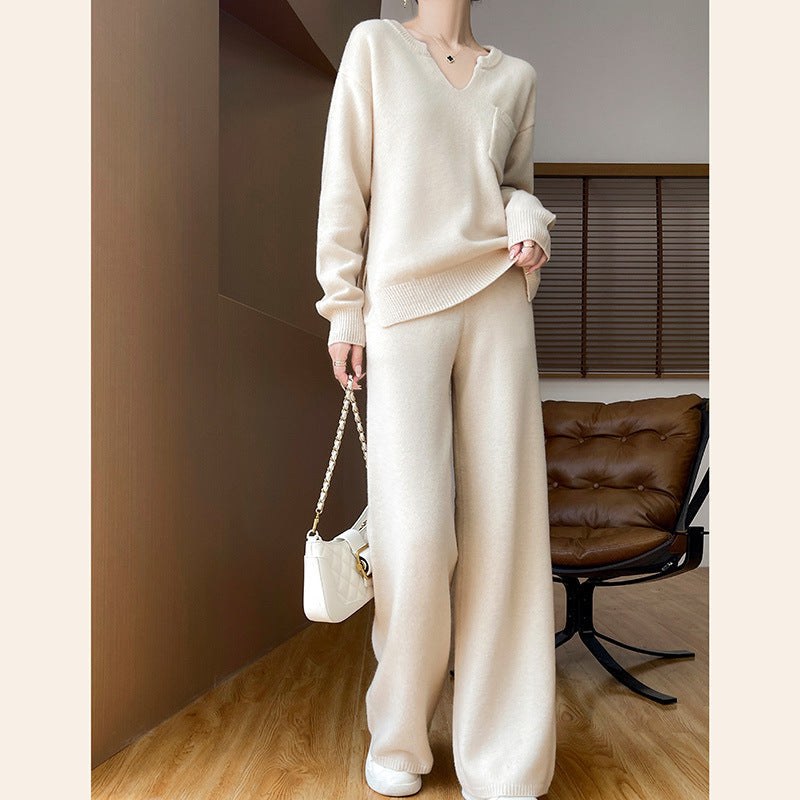 Rosalie Knit Sweater in Beige