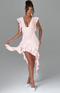 Raven Mini Dress - Blush