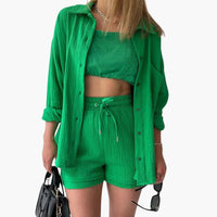 Rosa™ Chic and Casual Two-Piece Set in Green