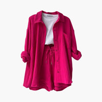 Rosa™ Chic and Casual Two-Piece Set in Pale Pink