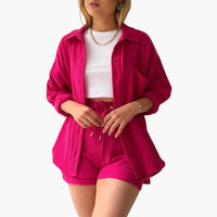 Rosa™ Chic and Casual Two-Piece Set in Pink