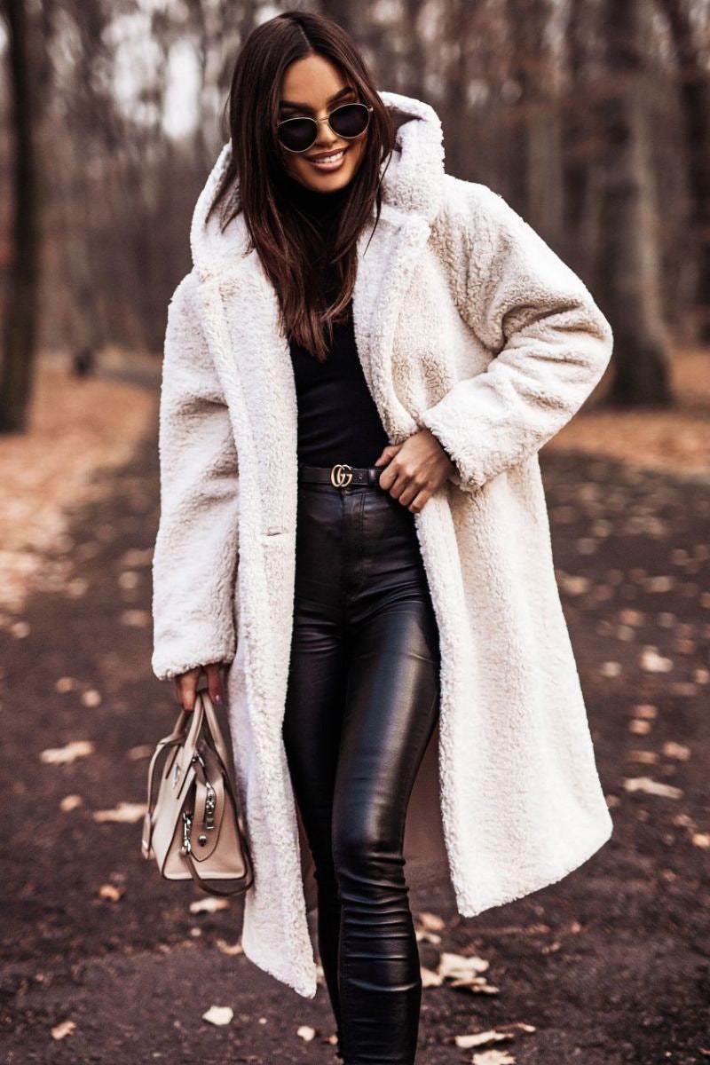 Rose Coat in Off-White