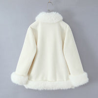 Rose Elegant Jacket in White