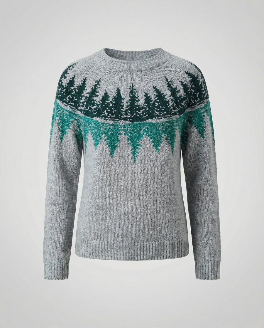 Rose Sweater in Hellturkis and Baume
