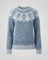 Rose Sweater in Light Turquoise