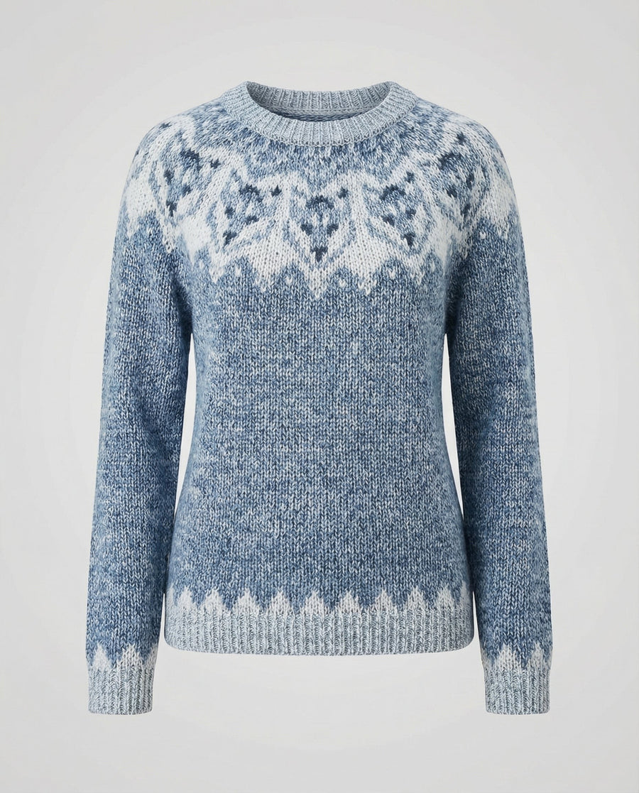 Rose Sweater in Light Turquoise