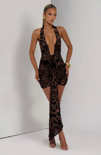 Leslie Mini Dress – Leopard Print