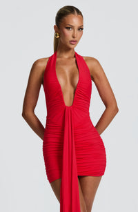 Leslie Mini Dress – Red
