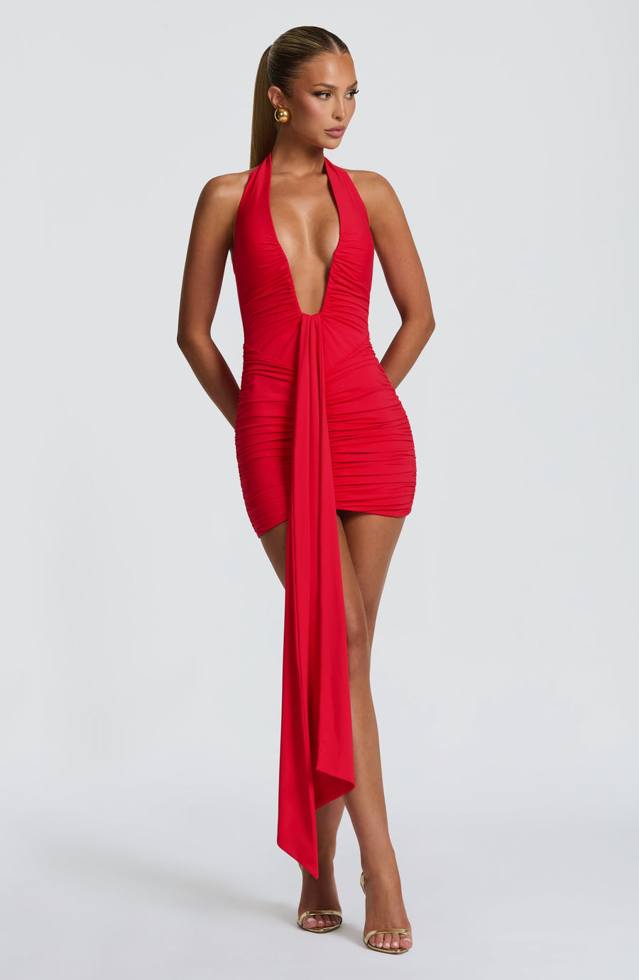 Leslie Mini Dress – Red