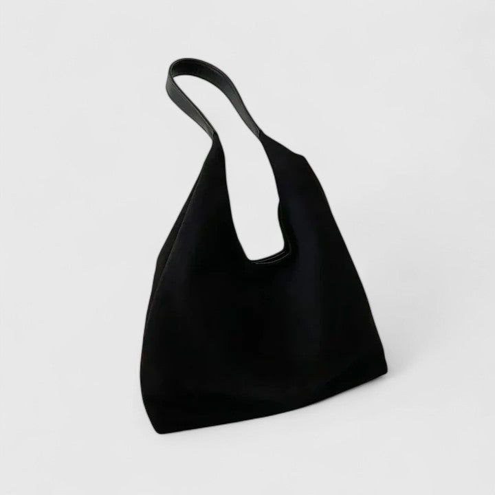 Rovena™ Minimalist Shoulder Bag in Black