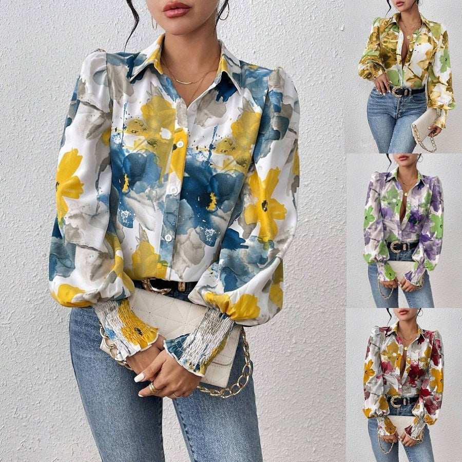 Rowan Blouse with Puff Sleeve