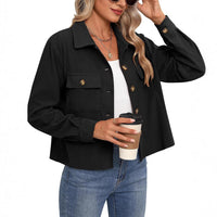 Rowan Corduroy Jacket with Chest Pocket and Pockets
