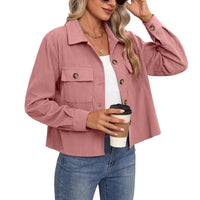 Rowan Corduroy Jacket with Chest Pocket and Pockets