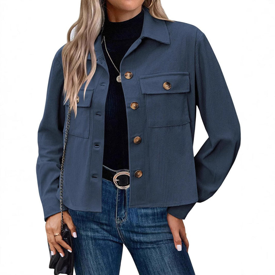 Rowan Corduroy Jacket with Chest Pocket and Pockets