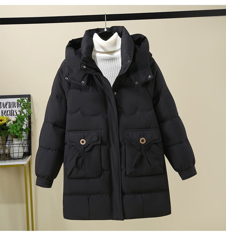 Rowan Jacket with Pockets and Hood in Black