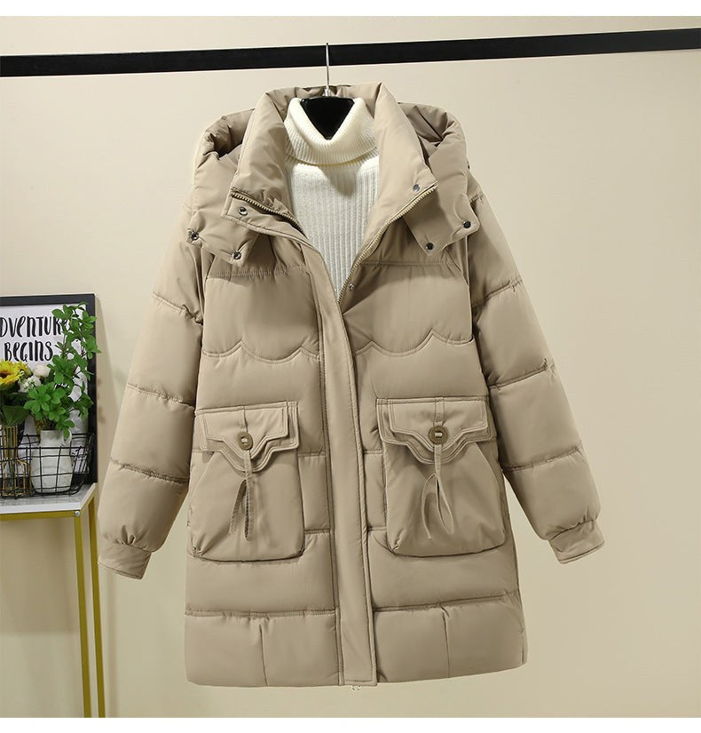 Rowan Jacket with Pockets and Hood in Khaki