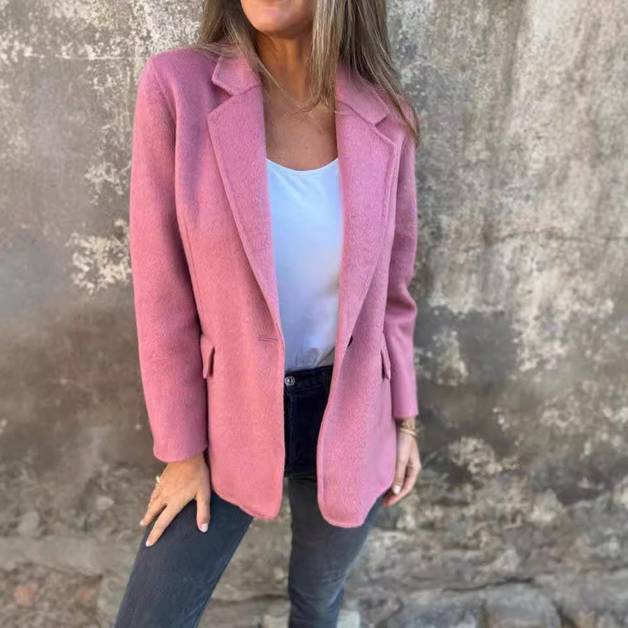 Roxane Elegant Blazer in Apricot