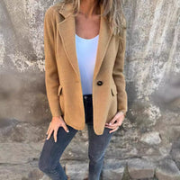 Roxane Elegant Blazer in Apricot