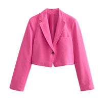 Roxane Elegant Jacket in Fuchsia