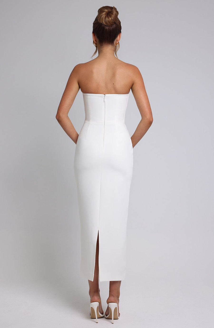 Brianna Midaxi Dress – Ivory