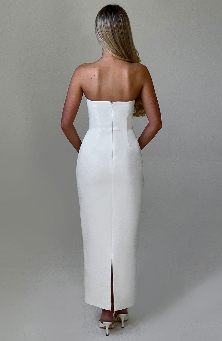 Brianna Midaxi Dress – Ivory