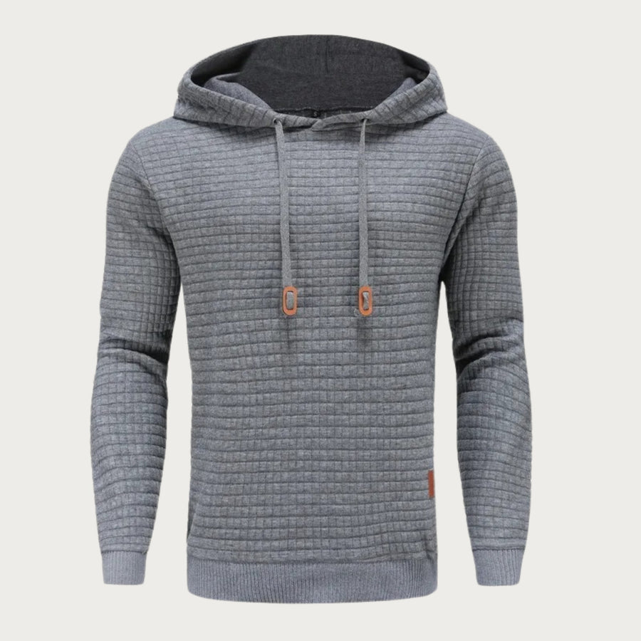 Ruben Shirt with Hood in Dark Grey