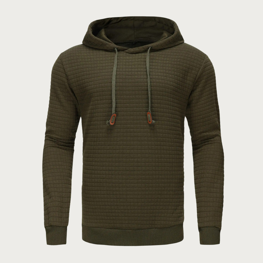 Ruben Shirt with Hood in Grun Army