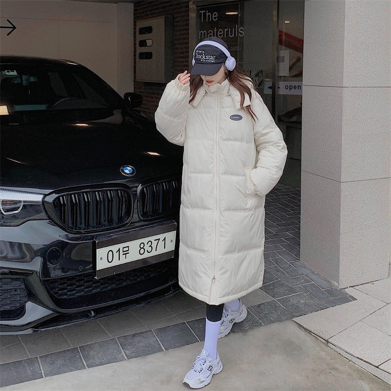Ruby Parka with Pockets in White