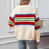 Ruby Relaxed Knit Sweater with Crew Neck