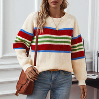 Ruby Relaxed Knit Sweater with Crew Neck