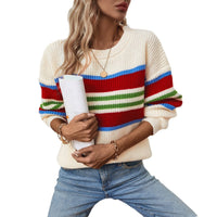 Ruby Relaxed Knit Sweater with Crew Neck