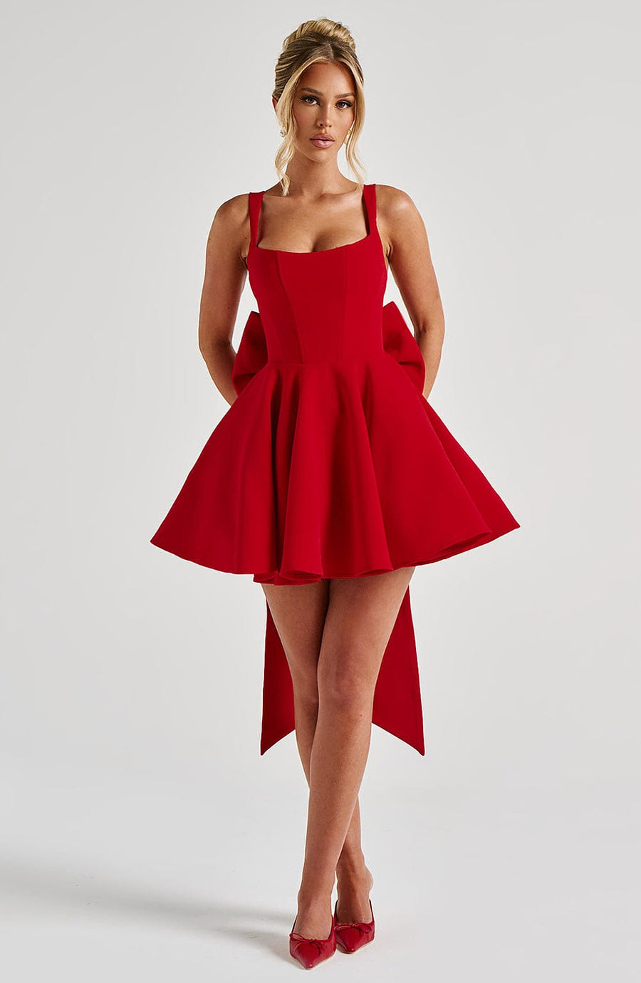 Marisa Mini Dress – Red