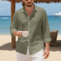 Rutger Casual Linen Shirt