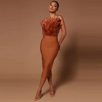 Rutger Dress in Brown