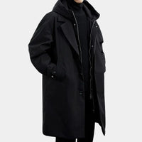 Rutger Trench Coat in Black