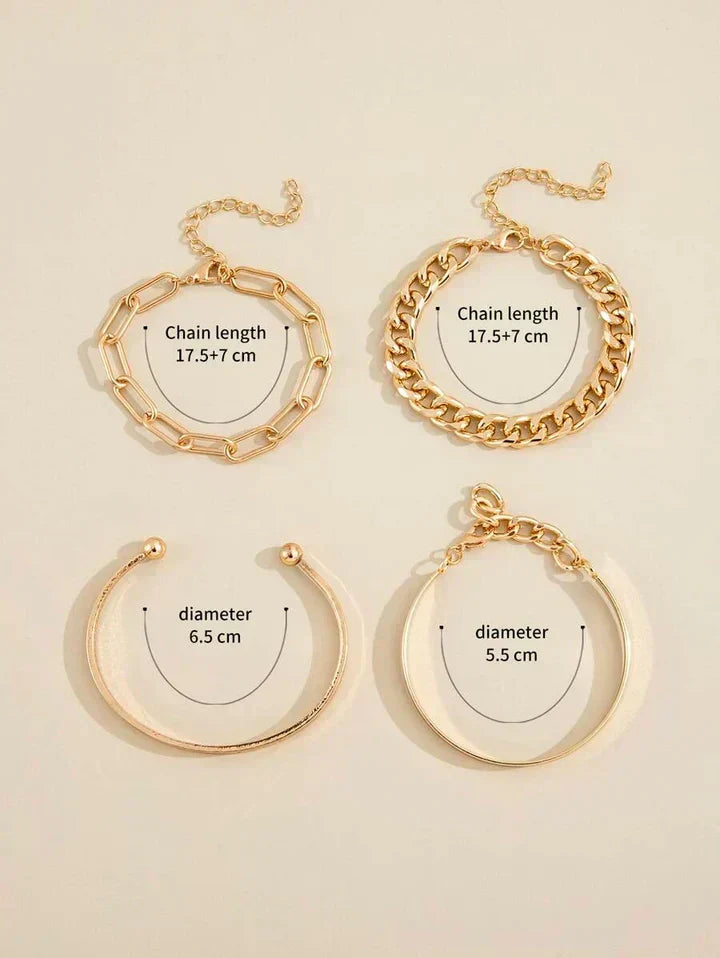 Elan™ | Gold Bracelet Set