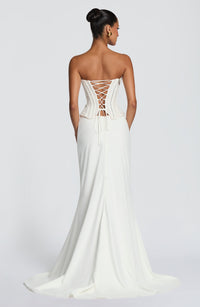 Louise Maxi Skirt in Ivory