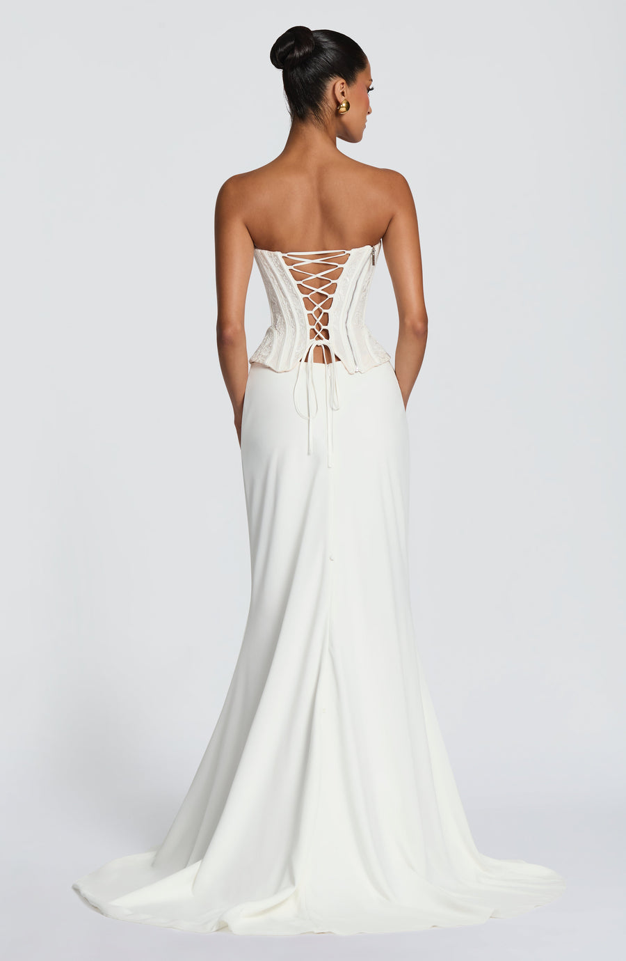 Louise Maxi Skirt in Ivory