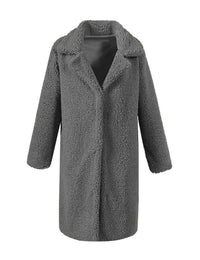 Saar Coat with Oversized in Dark Grey